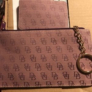 Dooney and Bourke wristlet and ID holder.